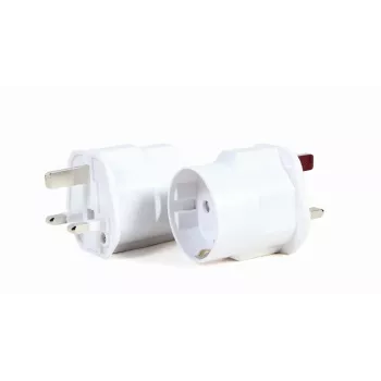 Gembird A-AC-EUFUKM-01 adattatore di rete AC, presa EU Schuko su spina UK, 13 A