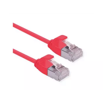 ROLINE Cavo patch U/FTP DataCenter Cat.6A (Classe EA), LSOH, sottile, rosso, 2 m (21.15.3315)