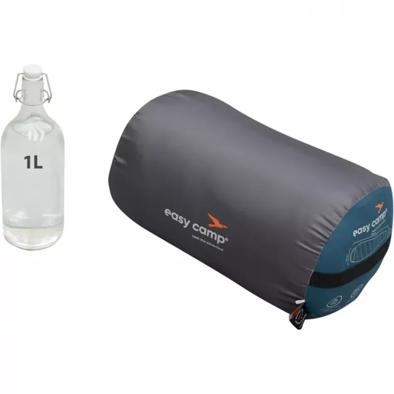 Sacco a pelo easy camp Raven I Mummy 5°C petrolio (modello 2025)