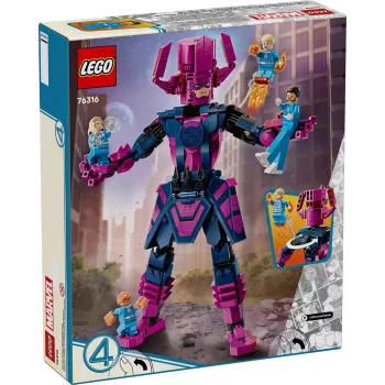 LEGO set di costruzione Marvel Super Heroes 76316 — Fantastici Quattro: set minifigure Galactus, 427 pezzi, 4 minifigure, età 9+