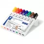 Pennarello indelebile Staedtler Lumocolor 351 WP8 punta tonda multicolore 8 pezzi