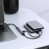 Hub USB QOLTEC 53792, USB-C 3.1 a 4 porte (USB 3.0 x1, USB 2.0 x3)