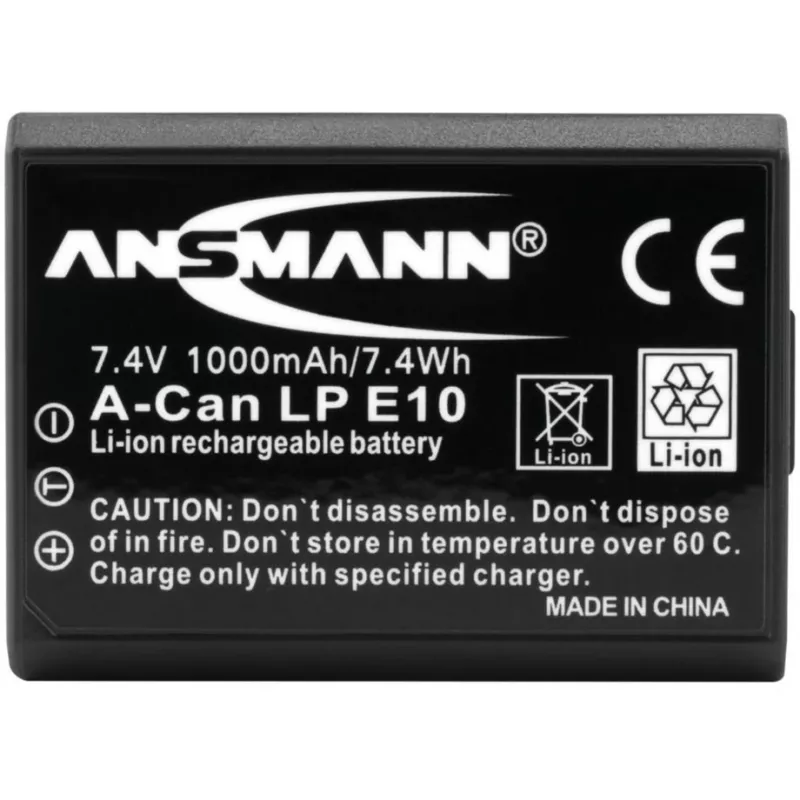 Batteria Ansmann A-Can LP E10 litio-ione 1000 mAh