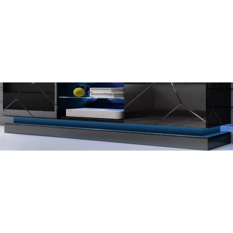 Barra LED cama meble QIU 160, da parete, luce blu, corrente alternata, 1 pz.
