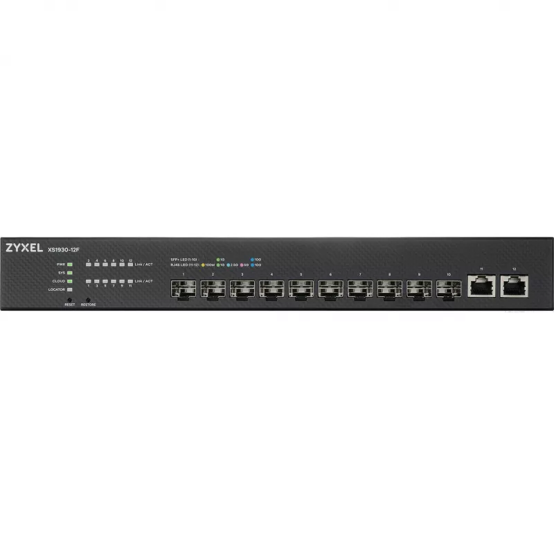 Switch di rete Zyxel XS1930-12F-ZZ0101F managed L2/L3 nero