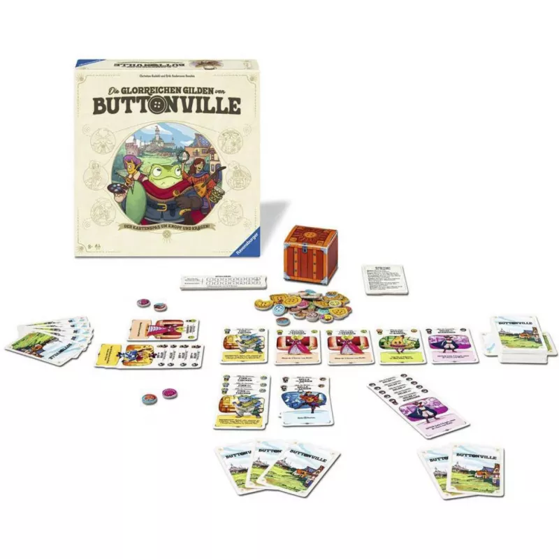 The Glorious Guilds of Buttonville, gioco di carte