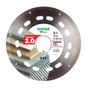 Disco diamantato Distar Esthete 2.0 125 mm, foro 22,23 mm