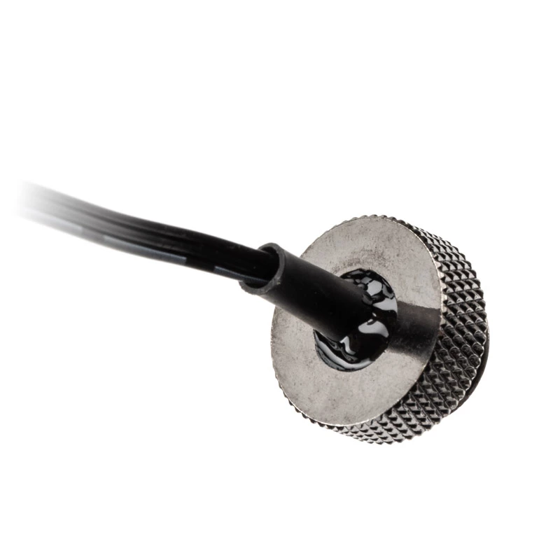 Tappo LED ARGB XSPC G1/4 5V 3 pin, nero/cromo