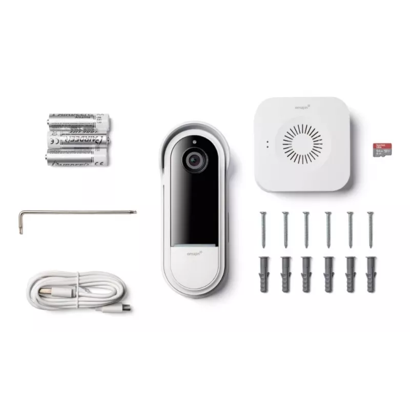 Campanello con gong Omajin by Netatmo OVD-01-EU nero bianco