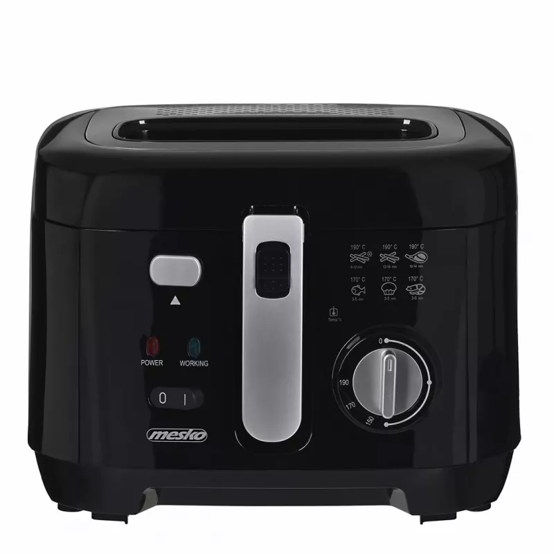 Friggitrice Mesko Home MS 4908 singola 2,5 L 1800 W nero grigio