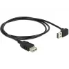 Cavo USB DeLOCK 1 m USB 2.0-A a USB 2.0-A nero