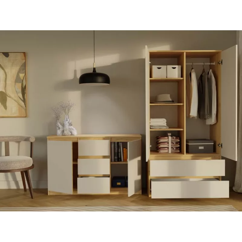 MALWA SS-90 armadio Artisan-rovere/cashmere