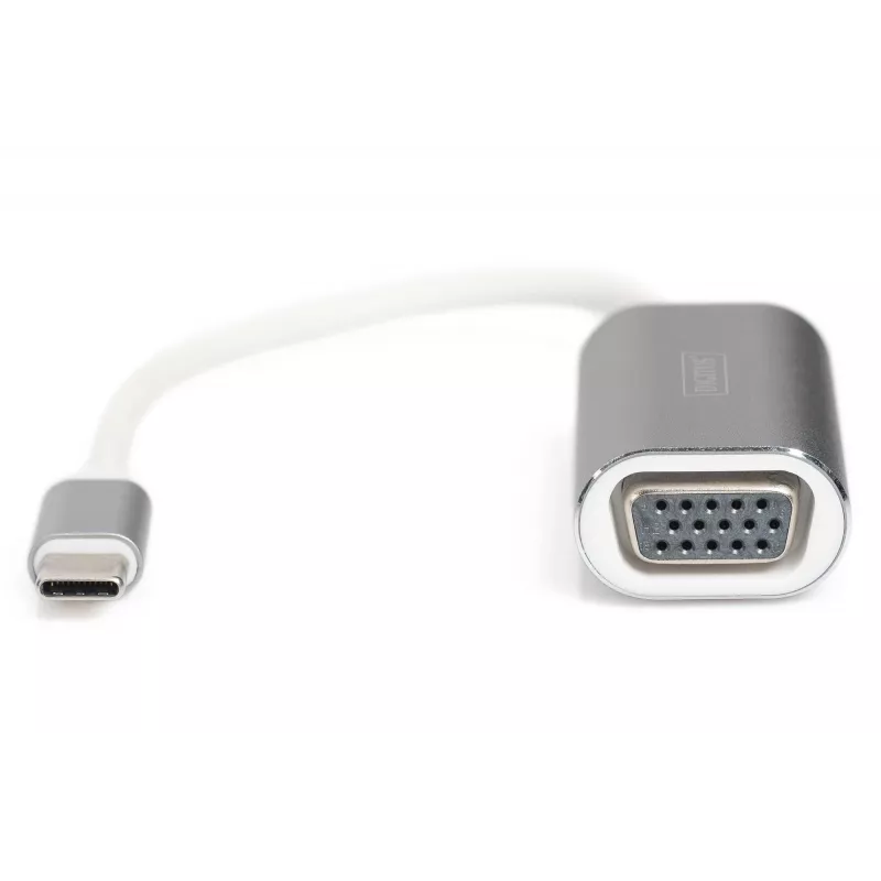 DIGITUS DA-70837 adattatore VGA 1080p FHD a USB 3.0 Type-C, alluminio