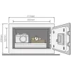 Cassaforte basic YEC compact con allarme