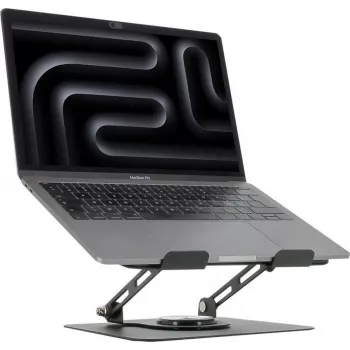 Mobilis supporto ergonomico per laptop con base girevole a 360° (001390)