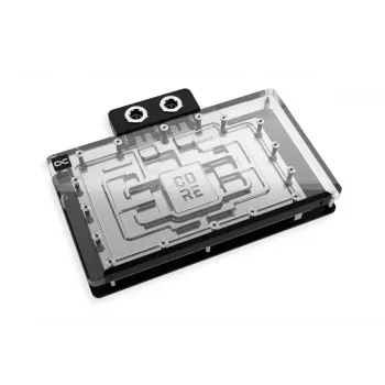 Backplate Alphacool 10268 acrilico alluminio cromo rame nylon nero 160,8 mm