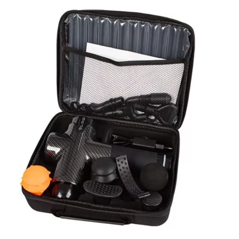Massaggiatore BLOW Wave 5000 con 10 accessori intercambiabili e borsa da trasporto