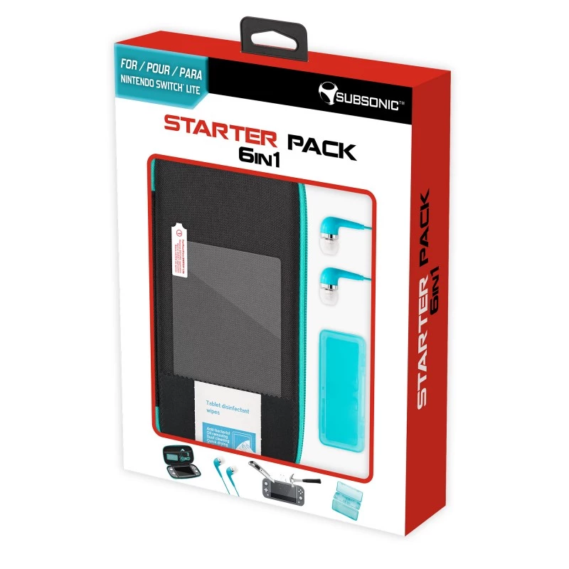 Subsonic Starter Pack 6-in-1 per Nintendo Switch Lite