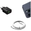 Caricabatterie USB usams USA001629 25W 1×USB-C + 1×USB-A ricarica rapida