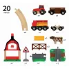 BRIO 33719 set treno fattoria, 20 pezzi