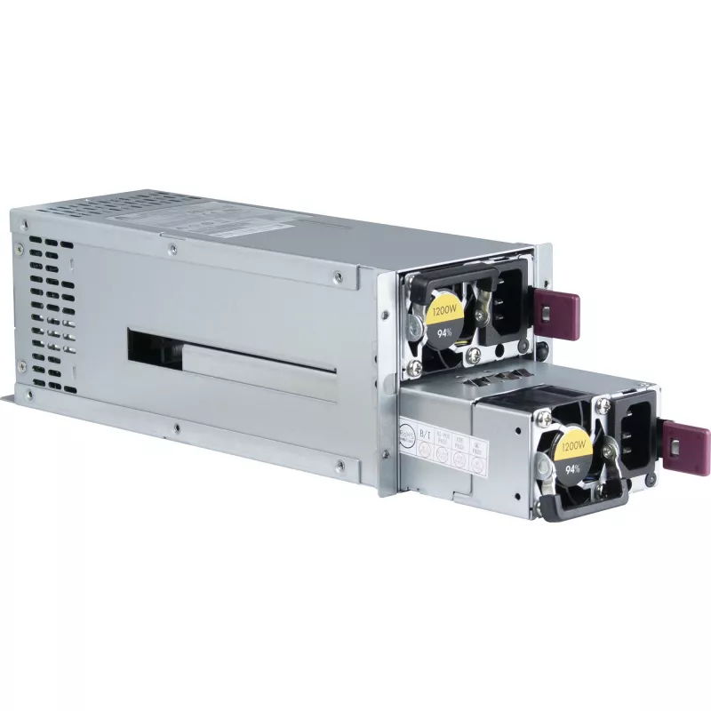 Alimentatore INTER-TECH R2A-DV1200-N 1200 W 2U, 80 PLUS Platinum, 100–240 V, 50–60 Hz, grigio