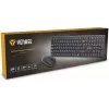 Set tastiera e mouse wireless YENKEE YKB 2008CS — 2,4 GHz USB, layout compatto