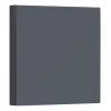 AQARA Smart interruttore a parete H1 EU (senza neutro, interruttore singolo) (WS-EUK01-G), grigio - interruttore a parete Zigbee con relè