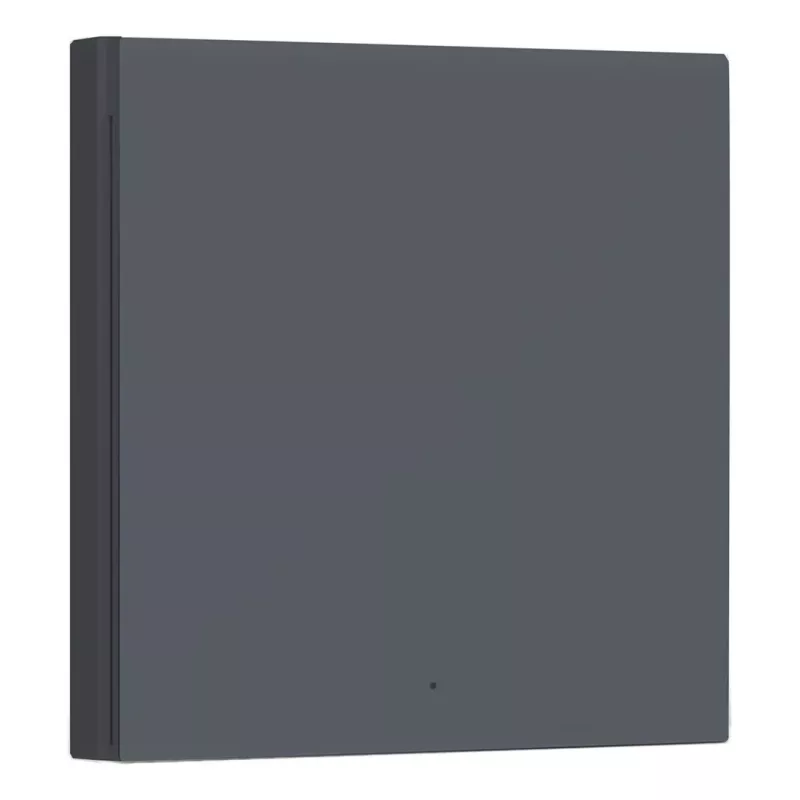 AQARA Smart interruttore a parete H1 EU (senza neutro, interruttore singolo) (WS-EUK01-G), grigio - interruttore a parete Zigbee con relè