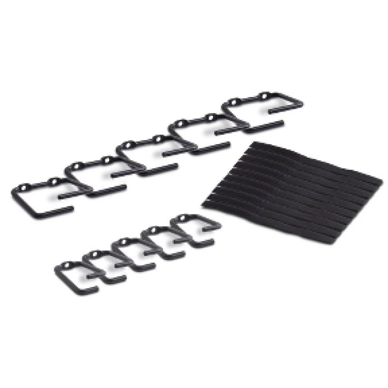 APC NetShelter gestione cavi, anelli, set con 5 piccoli e 5 grandi, nero