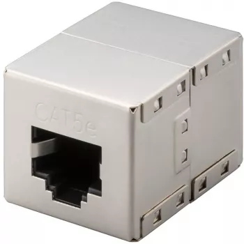 Wentronic Goobay connettore/adattatore RJ45 CAT 5e – per reti fino a 100 MHz, schermato (15027)