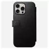 Custodia folio per smartphone Nomad NM01675785 per cellulari Apple, per schermi fino a 17,5 cm (6,9 pollici), nero, 3 scomparti per carte, supporto da tavolo