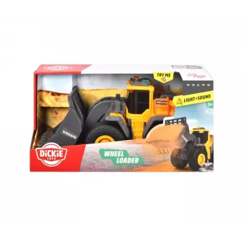 Dickie Toys Volvo Pala caricatrice con luce e suono (203723006)