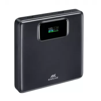 Powerbank Rivacase VA1091 — 25800 mAh, potenza totale in uscita 100 W, porte USB
