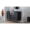 Cama Sideboard VIVA 150 nero/nero lucido + bianco