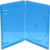 MediaRange BOX39-50 custodia Blu-ray per 1 disco, blu, trasparente, confezione da 50