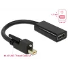 Adattatore per cavo video DeLOCK 62640 Mini DisplayPort su HDMI 0,25 m nero