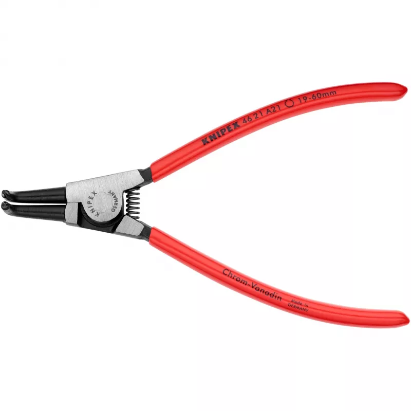 Knipex Set pinze per anelli di sicurezza 4 pz. in borsa arrotolabile 19-60mm
