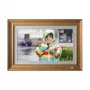 Kodak RWF-141 cornice digitale Wi-Fi da 14,1 pollici, 32 GB, marrone legno