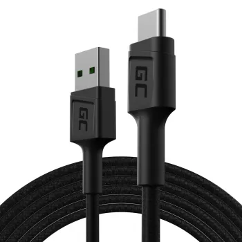 Cavo USB Green Cell KABGC19 USB 2.0 2m USB A USB C nero