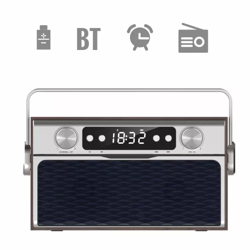 Radio portatile MANTA RDI917PRO con Bluetooth e riproduzione USB