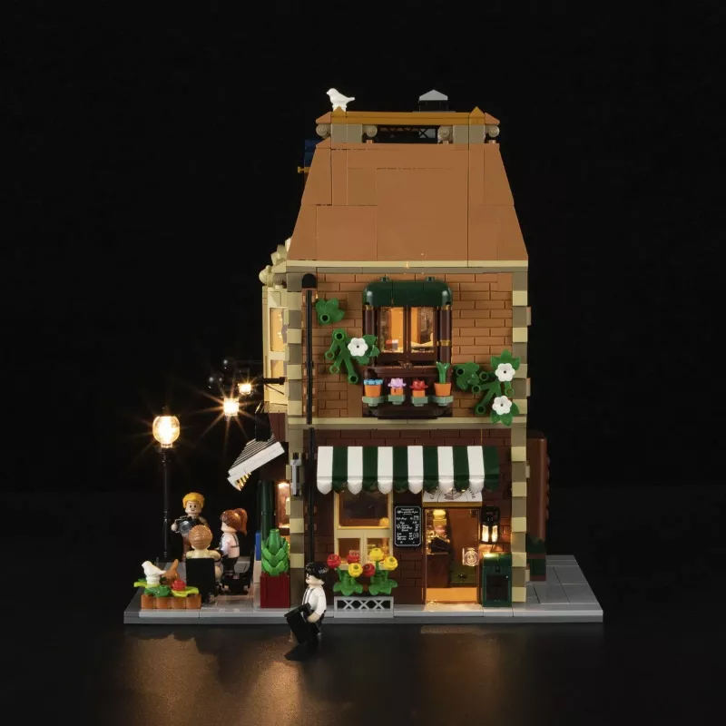 Lumibricks Buch-Café, giocattolo da costruzione