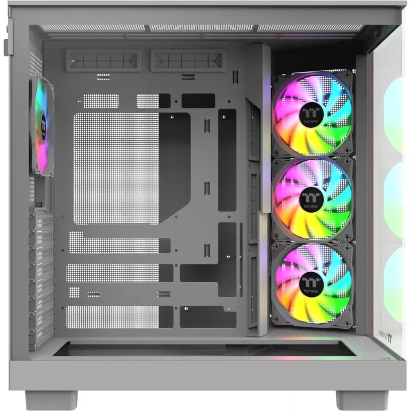Case PC Thermaltake View 380 XL WS ARGB Snow White — Midi-Tower, supporto ATX, con finestra