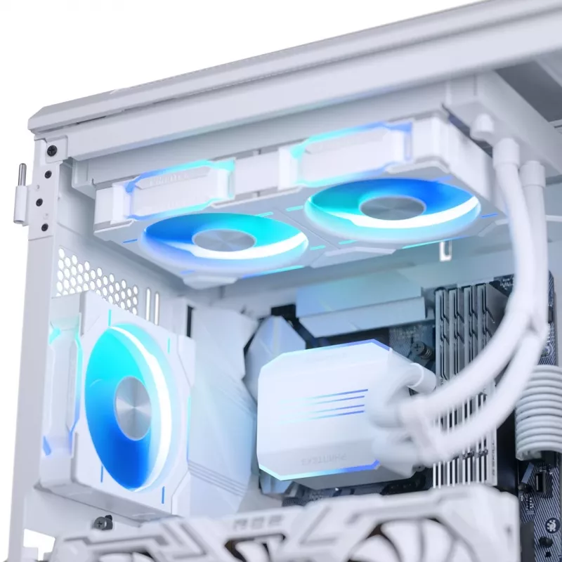 Phanteks Glacier One 240D30 DRGB dissipatore liquido all-in-one per processore 12 cm bianco 1 pezzo