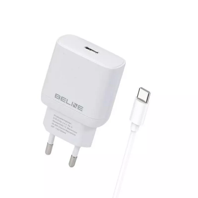 Caricabatterie 25W USB-C + cavo USB-C, bianco