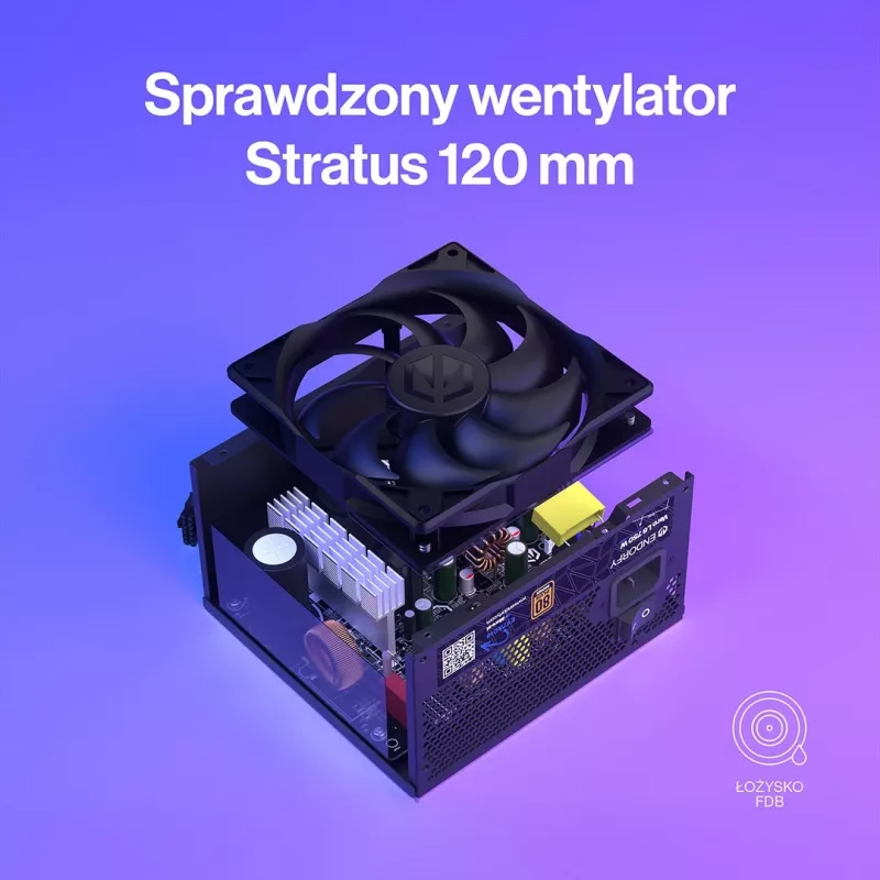 Alimentatore ENDORFY Vero L6 750 W, 24 pin ATX, 80 PLUS Bronze, ventola 120 mm, nero