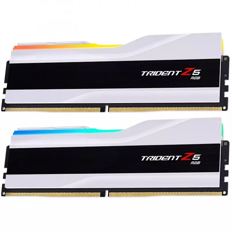 G.Skill DIMM 32 GB DDR5-6000 2x 16 kit dual bianco F5-6000J3636F16GX2-TZ5RW Trident Z5