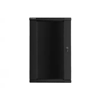 Armadio di installazione a parete Lanberg 19'' 22U 600x600mm nero (porta in vetro)