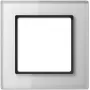 JUNG AC 581 GL WW Telaio in vetro a 1 posto, 84x84 mm