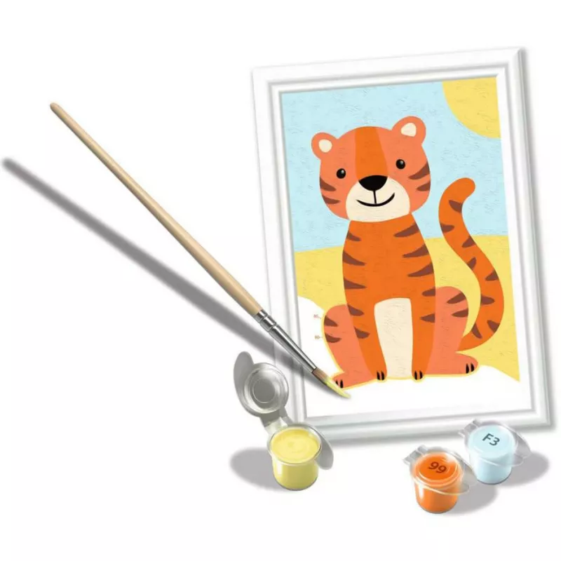 CreArt – Piccola tigre, pittura