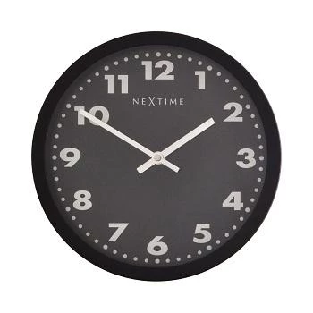 NeXtime orologio 2906ma Mercure, Ø 25 cm, da parete, nero